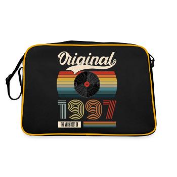 1997 Vintage Cadeau d’anniversaire Thé Rétro Style - Sac Retro - noir/or - Dos