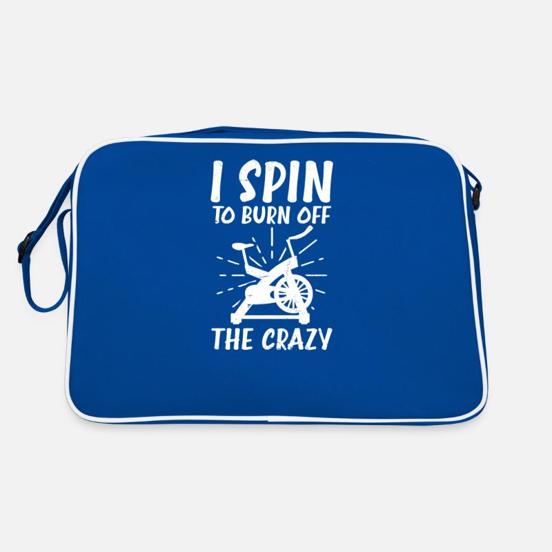 I Spin To Burn Crazy Retro Bag