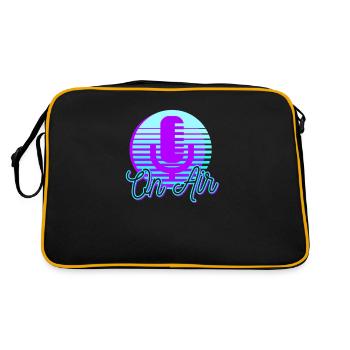 Podcast Radio On Air Vintage 80s - Retro Bag - black/gold - Back