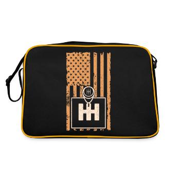 Car manual transmission gear shift - Retro Bag - black/gold - Back