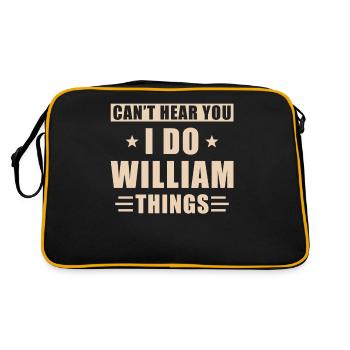 William choses - Sac Retro - noir/or - Dos