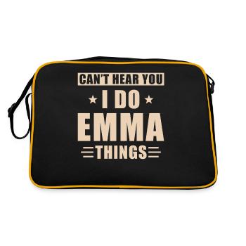 Emma things - Retro Bag - black/gold - Back