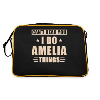 Amelia things - Retro Bag - black/gold - Back
