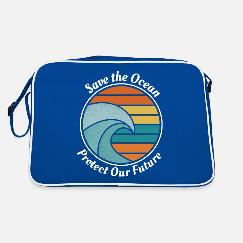 Save the Ocean Retro Bag