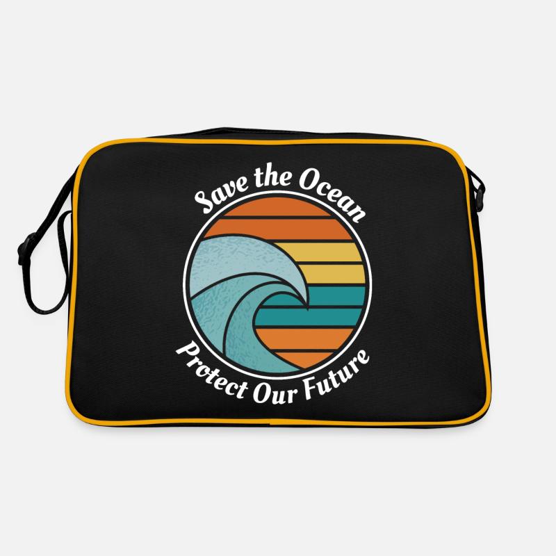 Save the Ocean Retro Bag
