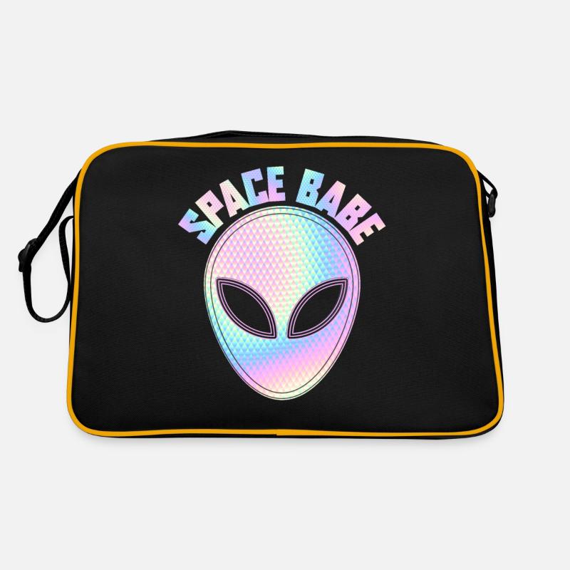 Space babe - Alien Retro Tasche