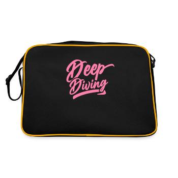 Deep Diving Diver Deep Diver Scuba - Sac Retro - noir/or - Dos