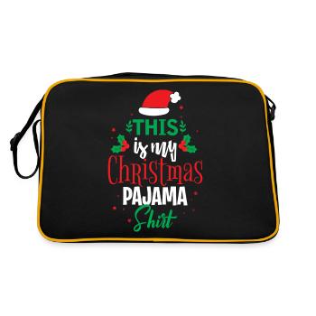 Christmas Pyjamas Funny Ugly Sweater Christmas - Retro Bag - black/gold - Back