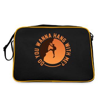 Escalade Alpinisme Grimpeurs - Sac Retro - noir/or - Dos