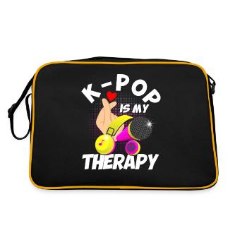 K-Pop Fan K-Pop Merchandise K-Pop Gift - Retro Bag - black/gold - Back