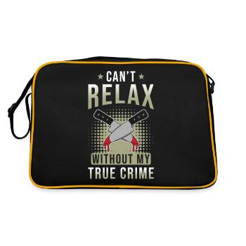 True Crime - Retro Bag - black/gold - Back