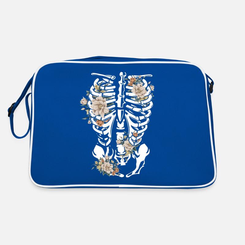 Gothic Flowers Retro Bag