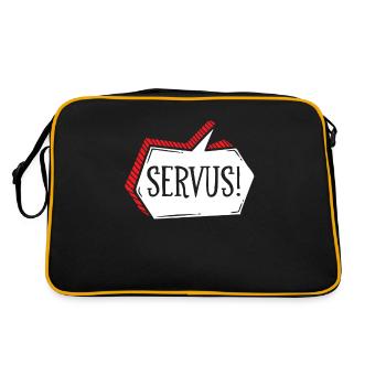 Servus - Retro Bag - black/gold - Back