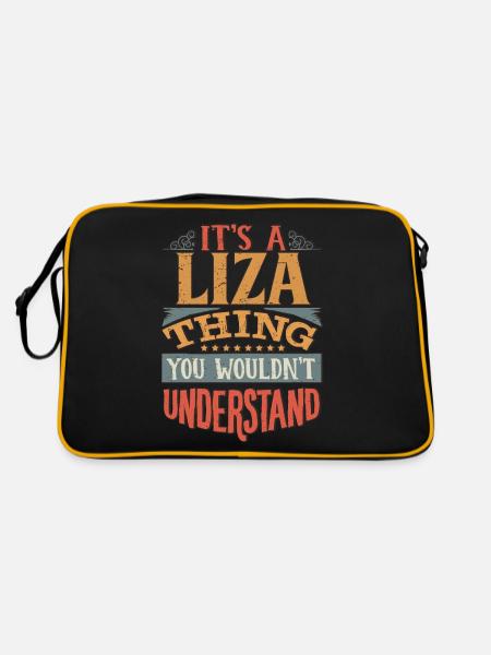 C’est une chose Liza que vous ne comprendriez pas - Liza - Sac Retro - noir/or - Dos