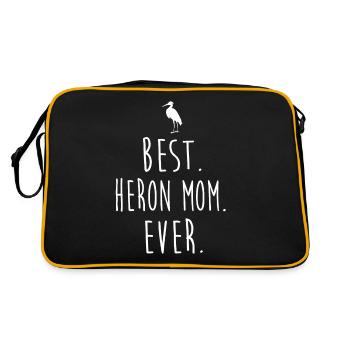CHEMISE HÉRON POUR VOTRE TANTE - Sac Retro - noir/or - Dos