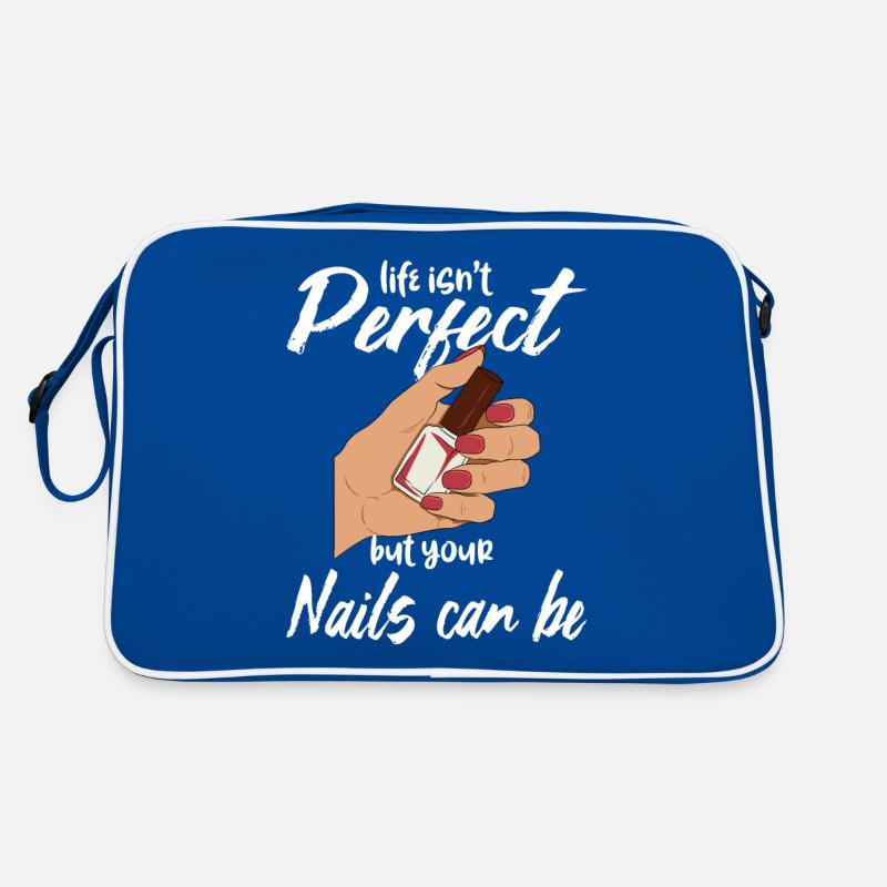 Nageltechniker Fingernägel Retro Tasche