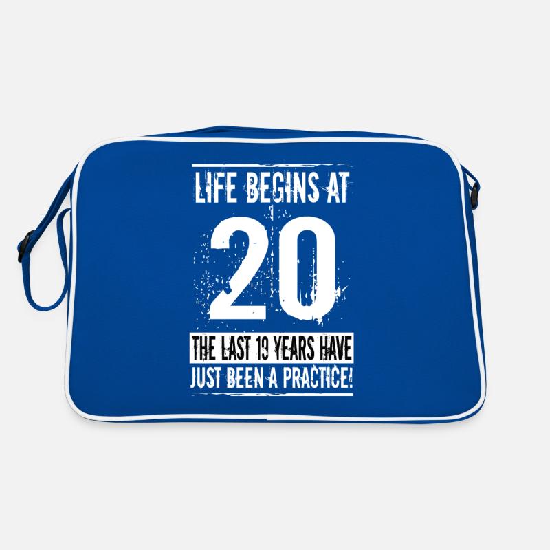 20 Geburtstag Retro Tasche