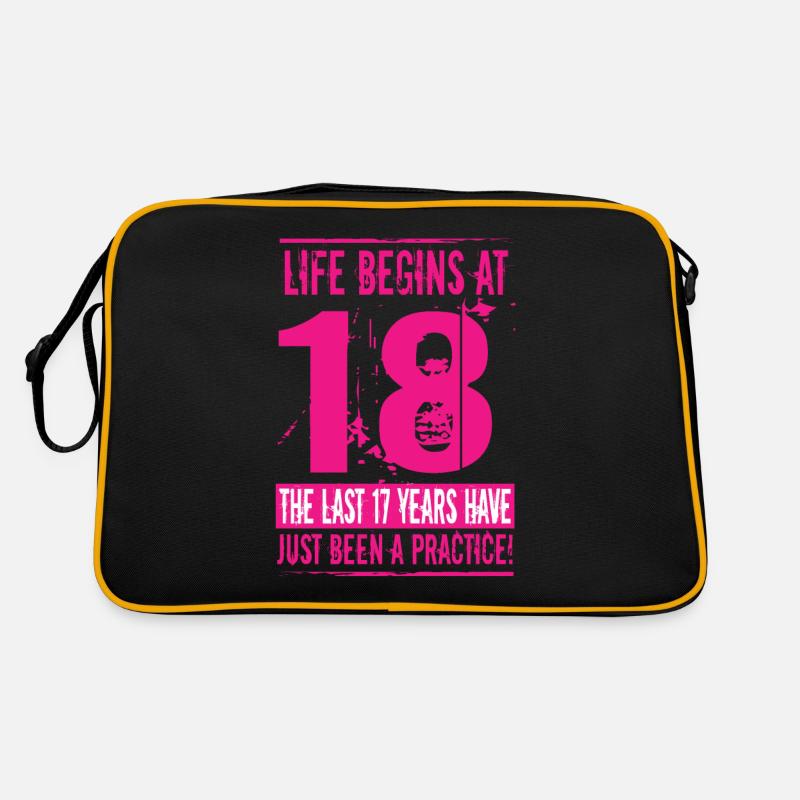 18 Birthday Man Retro Bag