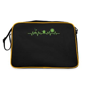 Garden Gardener Landscape Gardener Gift - Retro Bag - black/gold - Back