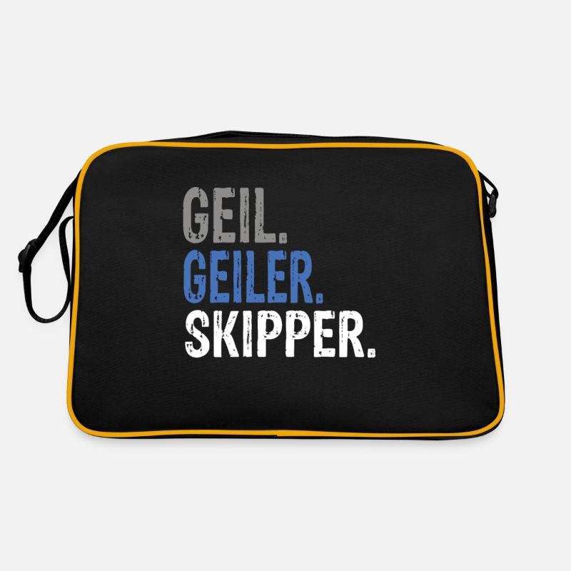 Geil Geiler Skipper Retro Tasche