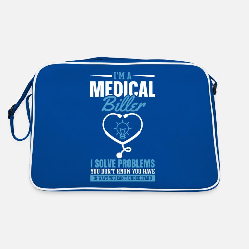 ICD Medical Coding Ich bin ein medizinischer Rechnungssteller Retro Tasche