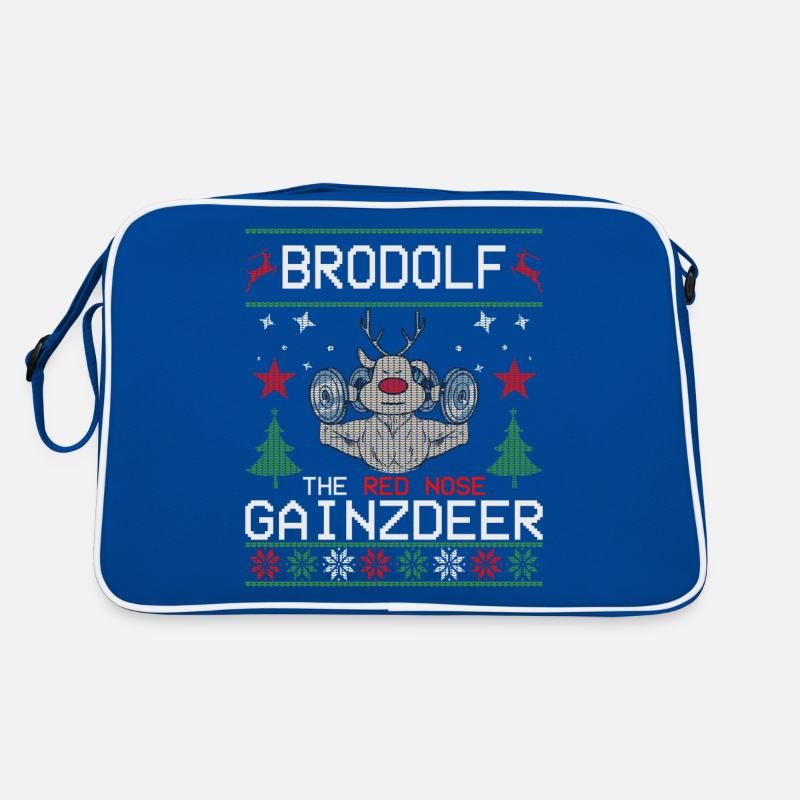 Brodolf Le Nez Rouge Gainzdeer Pull Moche Sac Retro