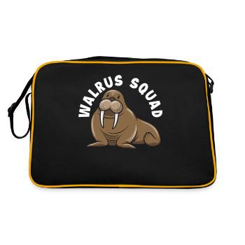 Team Walrus Walrus WalrusEs Gift - Retro Bag - black/gold - Back