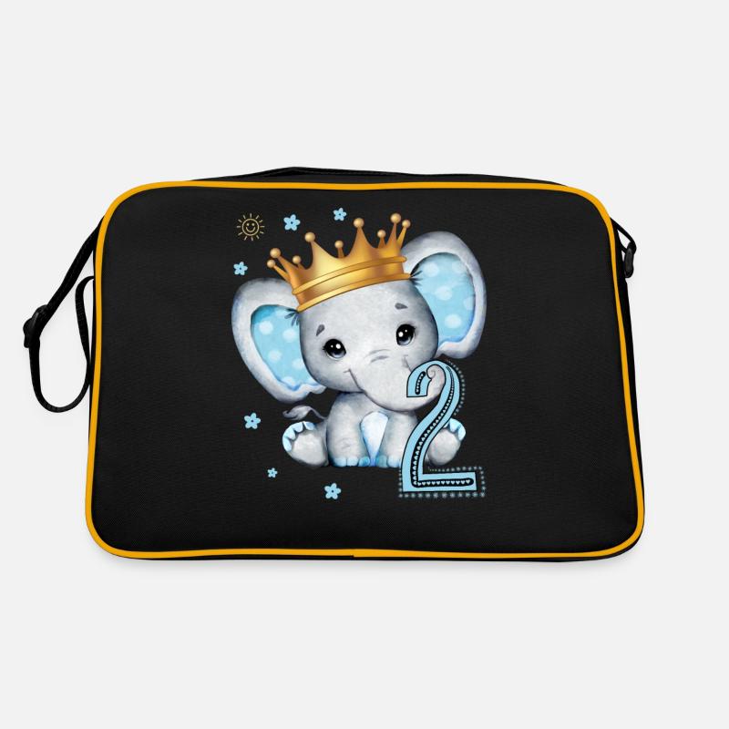 Kinder Geburtstagsgeschenk 2 Jahre Junge Retro Tasche