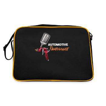 Automotive Paintologist - Retro Bag - black/gold - Back