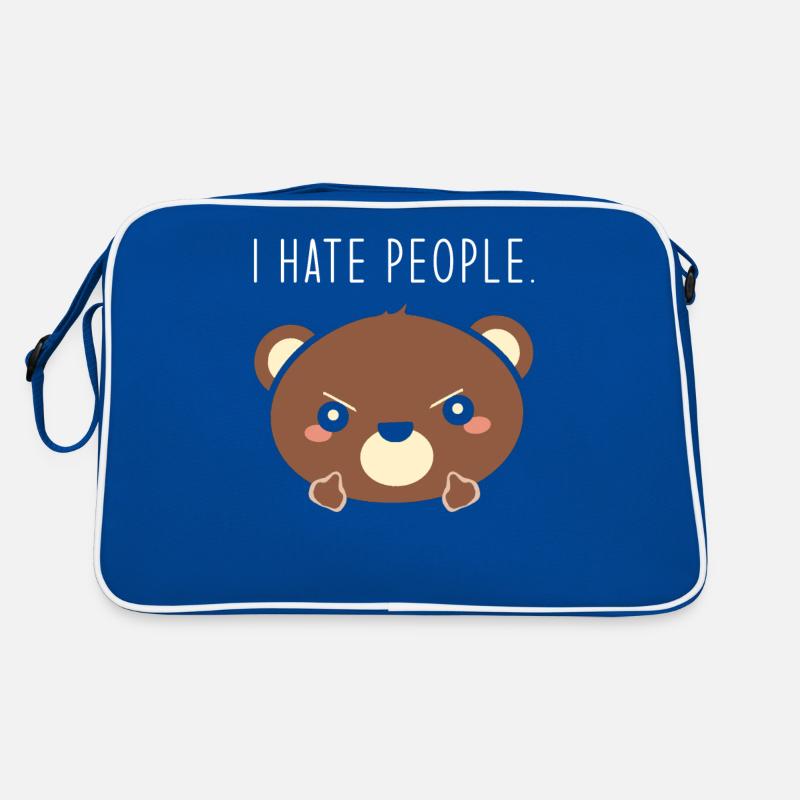 Je déteste les gens Sac Retro