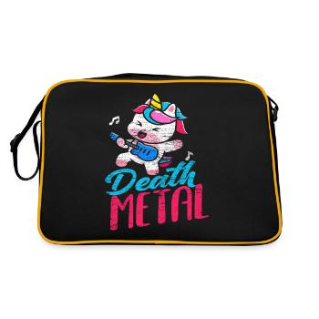 Unicorn Metal Musique Death Metal - Sac Retro - noir/or - Dos
