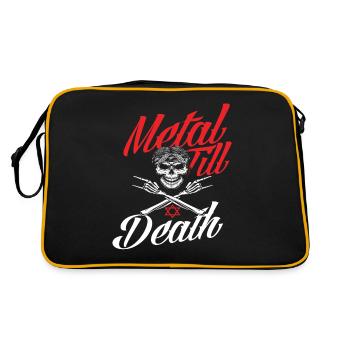 Musique Métal - Sac Retro - noir/or - Dos