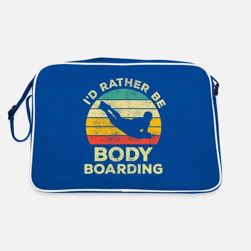 Funny I Would Rather Bodyboard Retro Bag