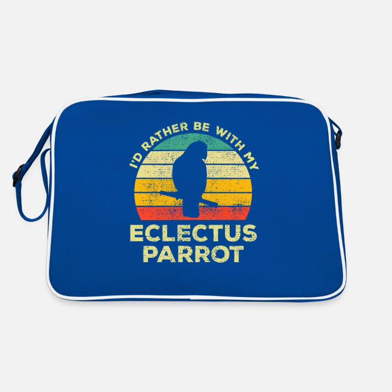 Funny I Would Rather Be With My Noble Parrot Retro Bag