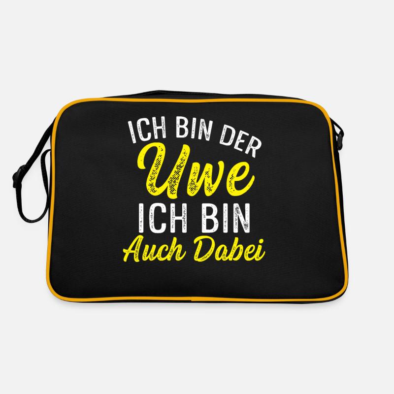 I am the Uwe and I am also there Retro Bag