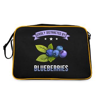 Dicton bleuets - Sac Retro - noir/or - Dos
