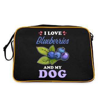 Les bleuets et les chiens disent - Sac Retro - noir/or - Dos