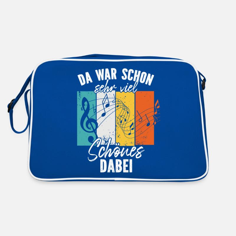 Chorleiter Dirigent Musiklehrer Musiker Retro Note Retro Tasche