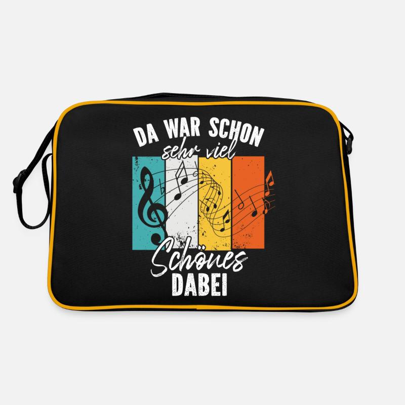Chorleiter Dirigent Musiklehrer Musiker Retro Note Retro Tasche