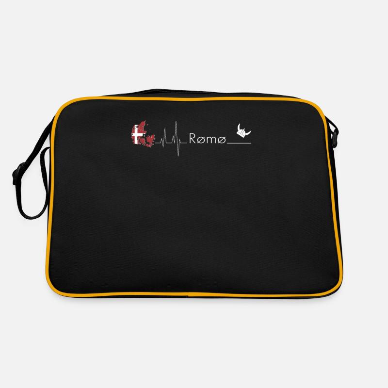 Römö Kopenhagen EKG Dänemark Dansk Geschenkidee Retro Tasche