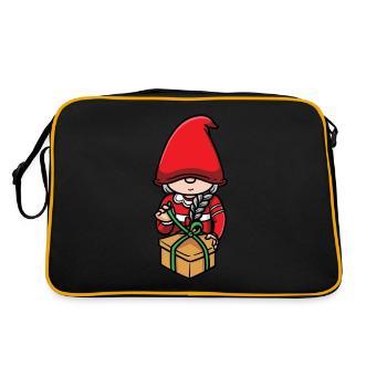 Elfes de Noël Elfes de Noël - Sac Retro - noir/or - Dos