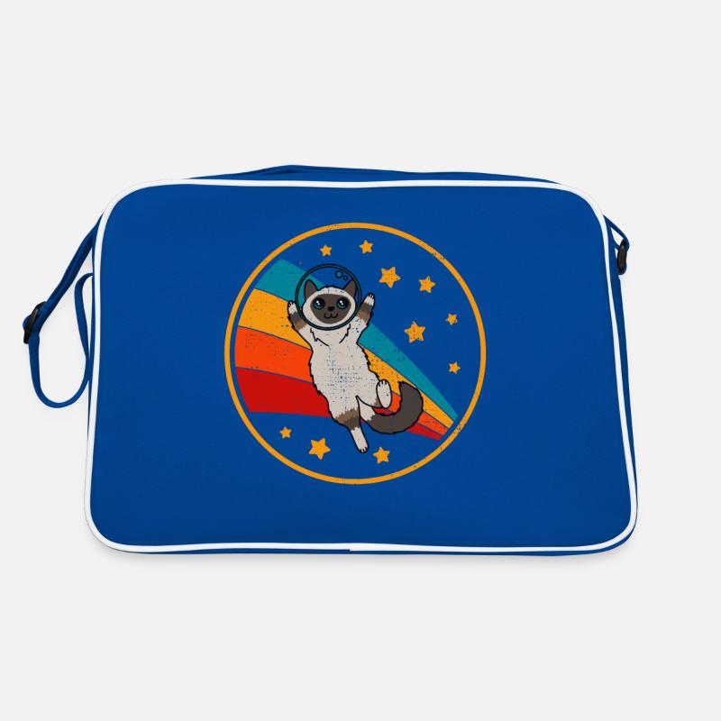 Birma Birma Katze Space Cat Retro Tasche