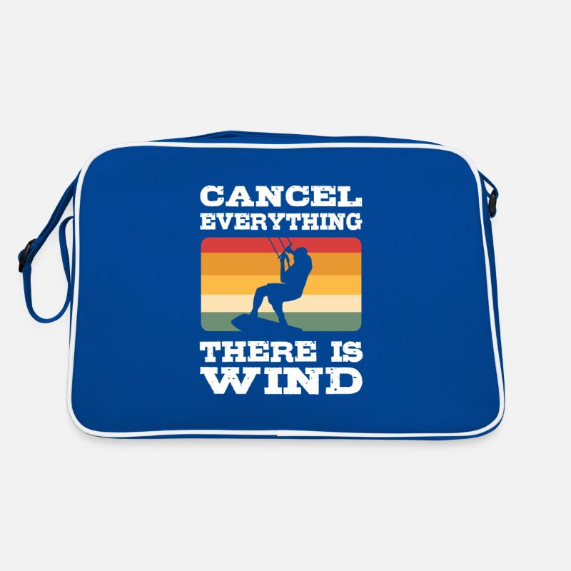 Cancel Everything There Is Wind Kitesurfing Retro Tasche