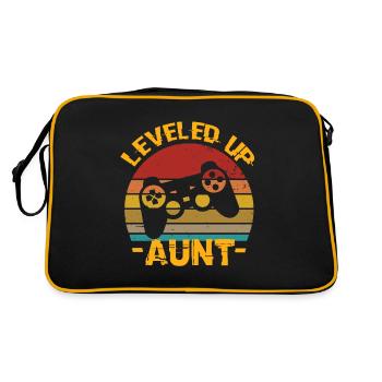 Niveau supérieur Tante Tante Anniversaire Tante - Sac Retro - noir/or - Dos