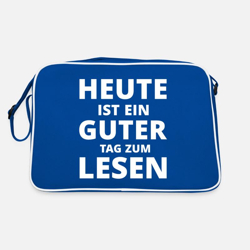 Lesen Buch Bücher Spruch Geschenk Retro Tasche