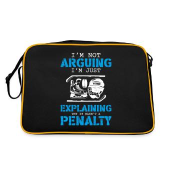 Hockey sur glace - Sac Retro - noir/or - Dos