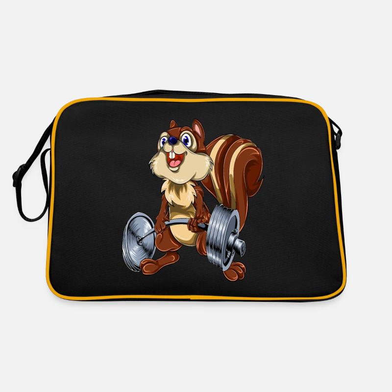 Squirrel deadlift Retro Bag