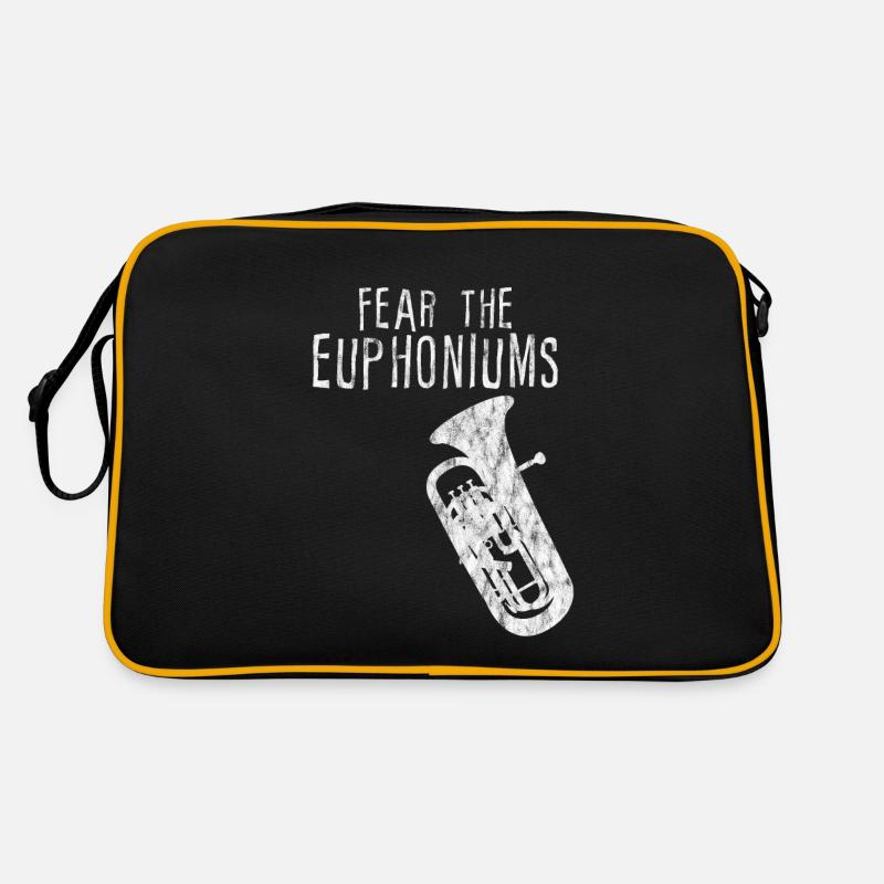 Fear The Euphoniums 2 - Retro Tasche - Schwarz/Gold