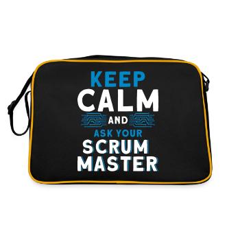 Puppet Chefs Programmeur Scrum Master Cadeau - Sac Retro - noir/or - Dos