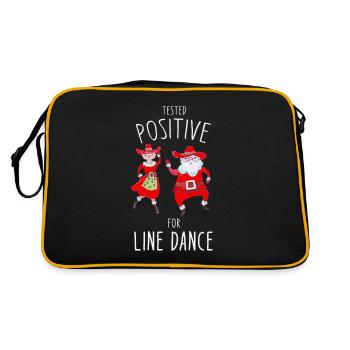 Line Dancing Tested positive for Line Dance - Retro Bag - black/gold - Back
